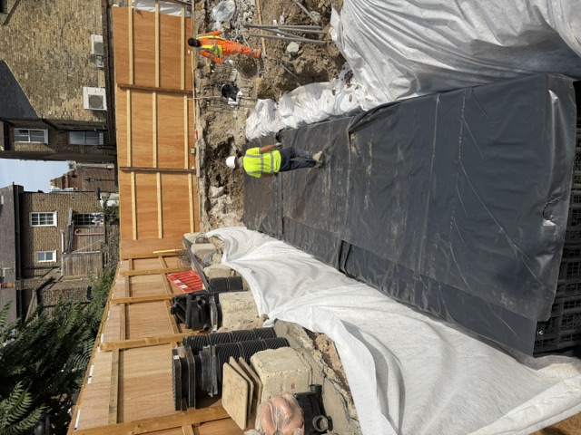 Park Street Croydon detail at the project site